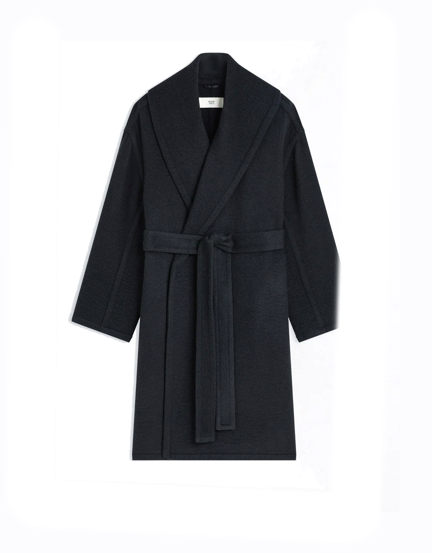 Single-Breasted Overcoat in Cashmere