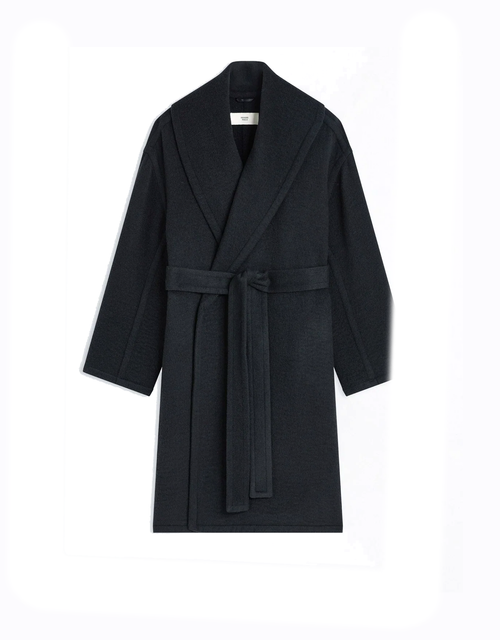 Single-Breasted Overcoat in Cashmere